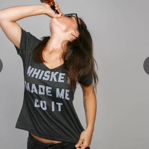 Buy Me Brunch / KCCO Whiskey Made Me Do It Tee - Picture 6 of 8